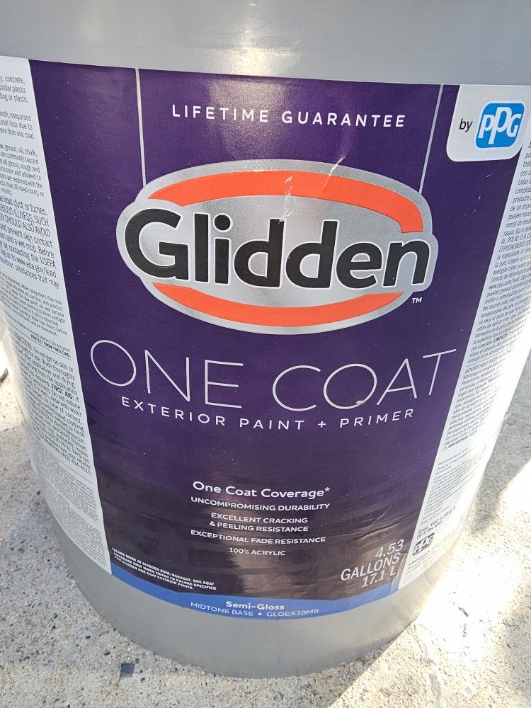 Glidden Exterior One Coat Paint
