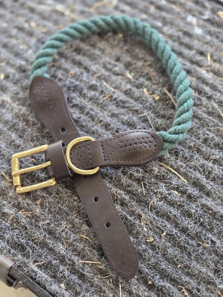 Country Range Rolled Rope Dog Collar Fur Saving Embark Pets