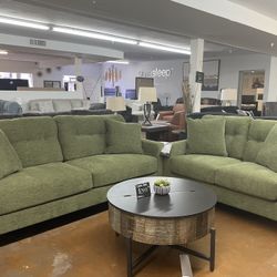 Sofa And Love Green