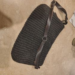 Leather Weaved Bag Liz Claiborne