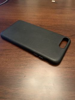 Iphone plus leather case apple