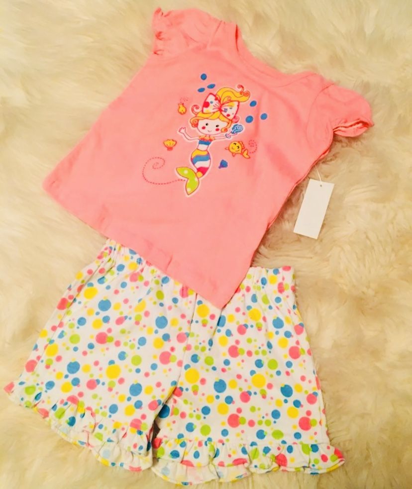 Pretty Mermaid 2PC 24Month Outfit