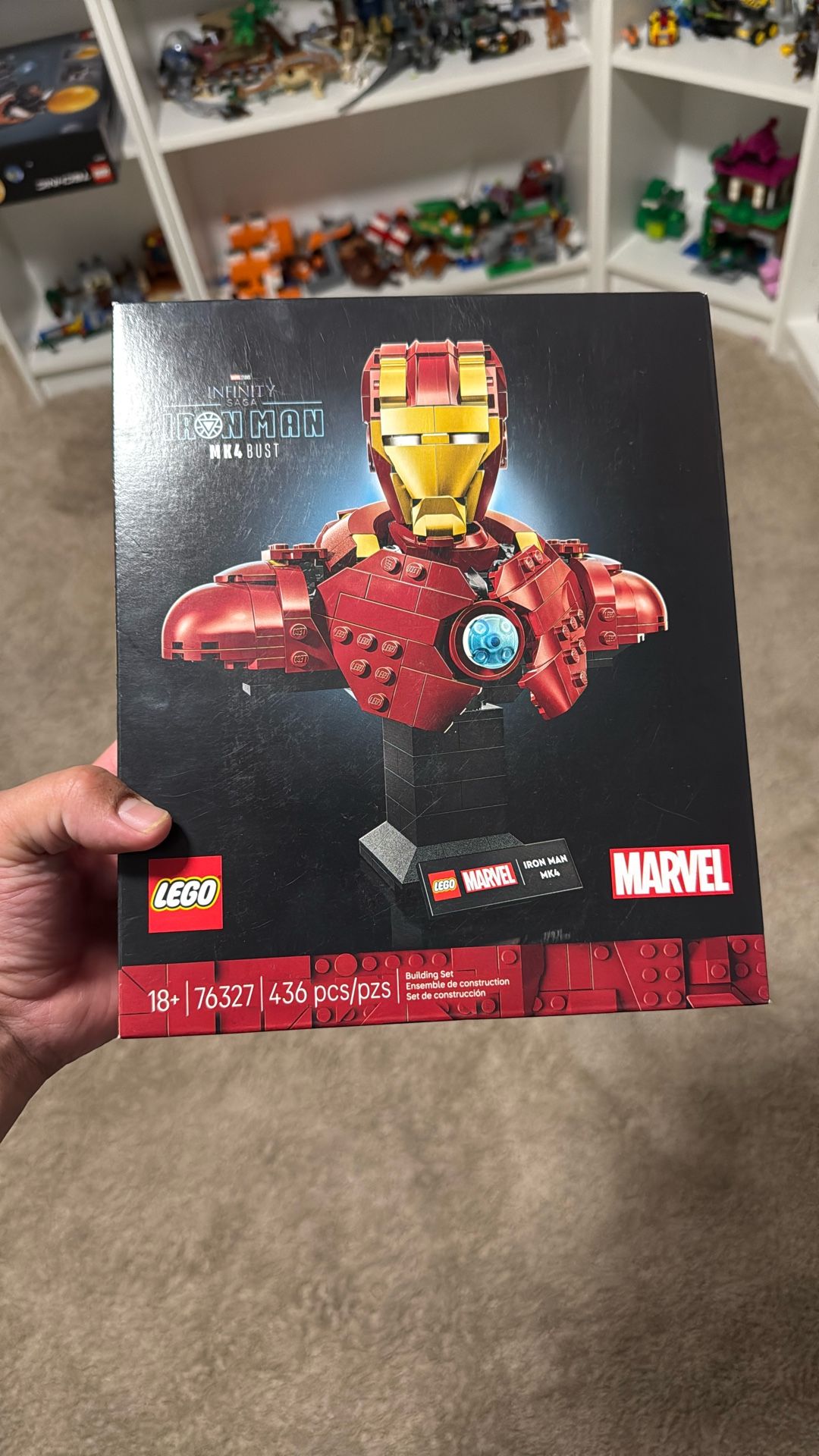 brand new lego iron man 