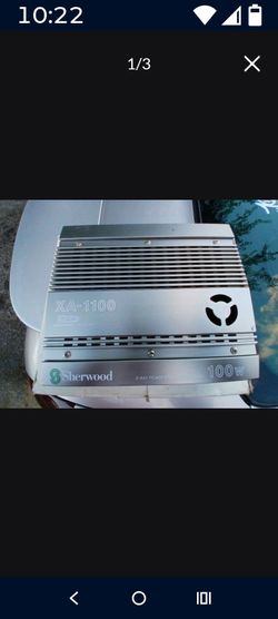 New Sherwood 2ch amp $90firm price pickup only serious buyers please yes it is available