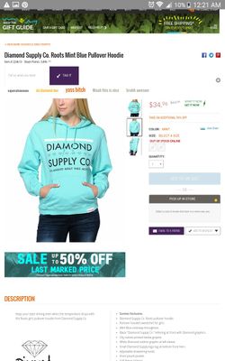 Diamond hoodie