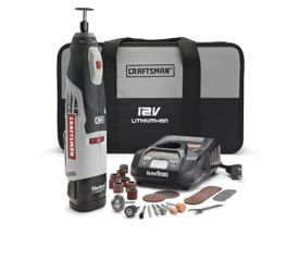 Craftsman Cordless Lithium Ion 12 Volt Rotary Tool with Battery Pack , Charger and 40 Piece Accessory Kit