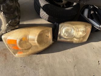 06-08 Dodge Ram Headlights OEM Genuine Pair