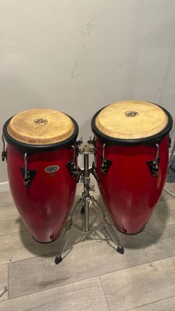 Cosmic Percussion (CP) Conga set w/ stand