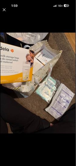 Breast milk storage bags