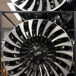 (Set of 4) New 22’ Inch Lincoln Navigator Black Label 22x9.5 ET 45 6x135  
