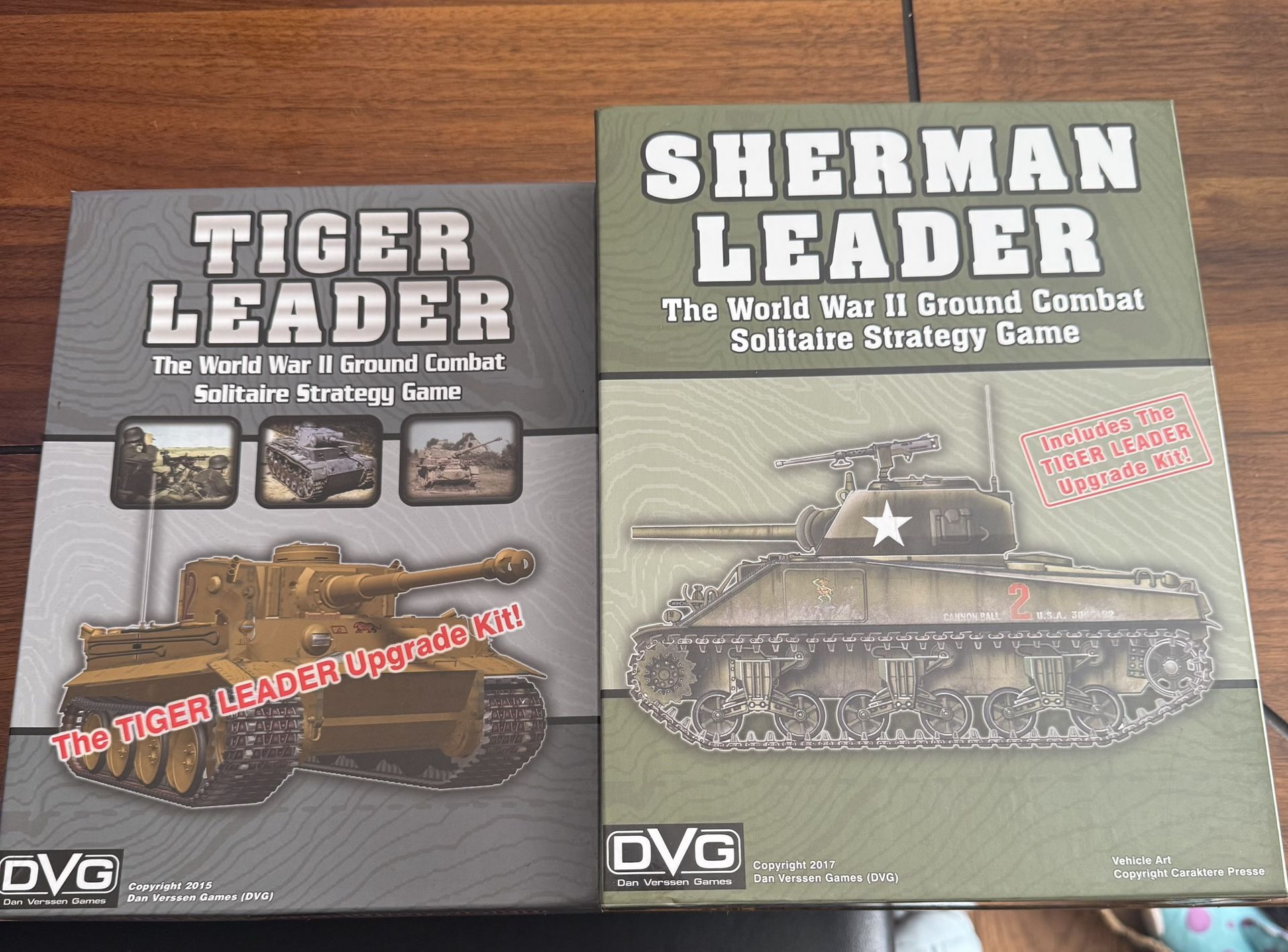 Sherman Leader And Tiger Leader World War Ii Combat Strategy Game Brand New All Pieces In Plastic
