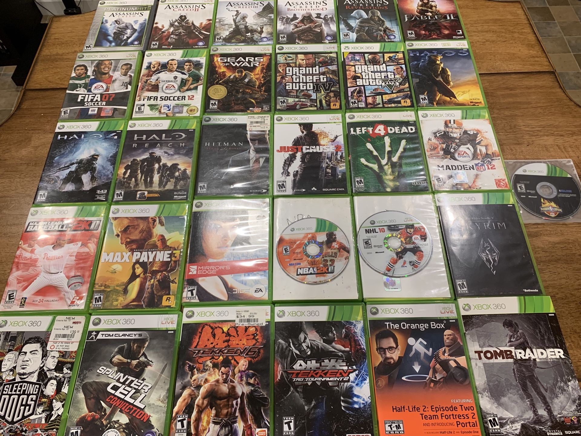 Microsoft Xbox 360 Games (Read Description)