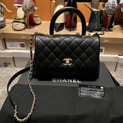 Chanel Caviar Coco Top Handle