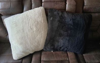 Deco Furry Pillows