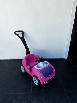 Pink Toddler Push Car Ride-On Toy