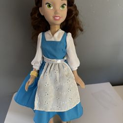 2002 Disney Playmates Beauty & the Beast Belle 18" Interactive Doll W Stand