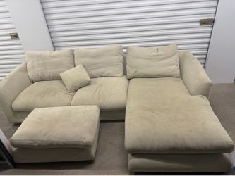 L-shaped sectional couch