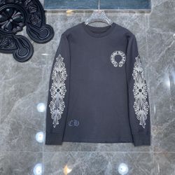 chrome hearts long sleeve gray 