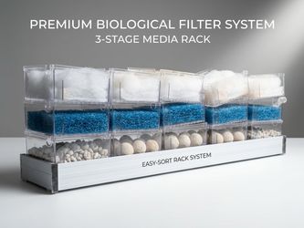 Premium Biological Filter System 3-Stage Media Rack