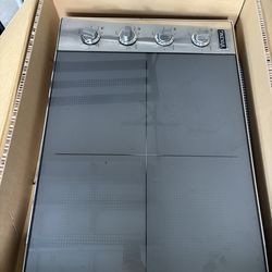 Viking Professional 30” Electric Cooktop – 4 Burner – Black Glass