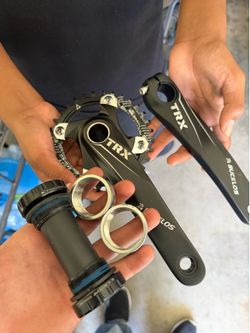 Trx cranks and bottom bracket converter