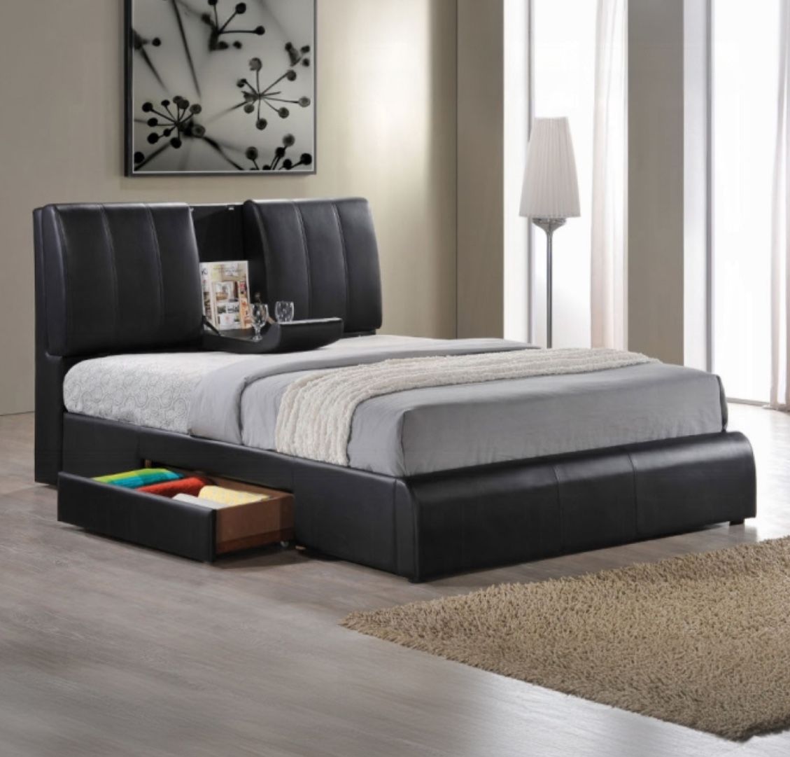 Queen Bed Frame Mattress Sold Separately