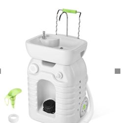 12Gal Portable Hand-Wash Station Sink Faucet w/ Handle- LOW BALLERS WILL BE IGNORED 