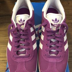 Adidas Gazelle Sneakers- Womens Sneakers Purple