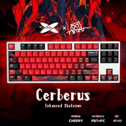 Teru x Xraypad PBT Keycaps  Cerberus Keyboard
