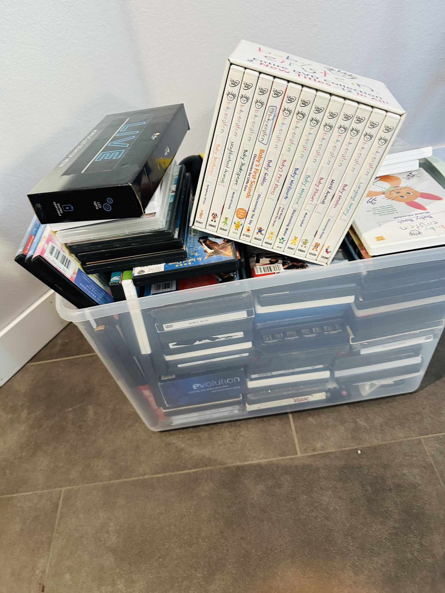 2 Boxes Of Assorted DVD’s