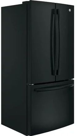 GE ENERGY STAR 18.6 Cu. Ft. Counter-Depth French-Door   GWE19JGLBB