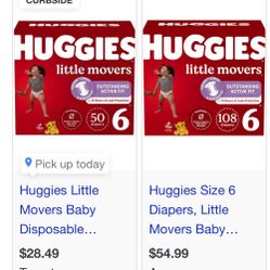 Huggies Diapers Size 6 