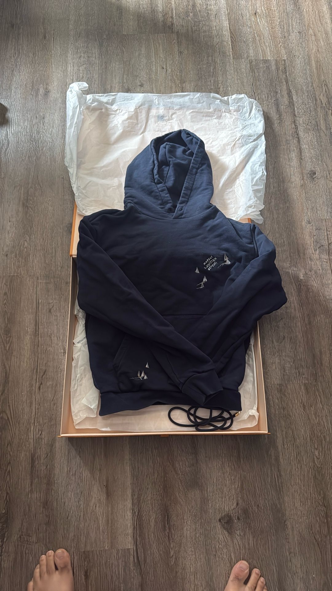 Louis Vutton Embroidered Signature Hoodie 