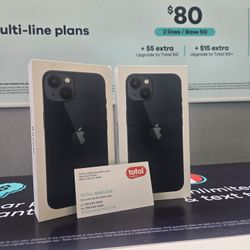 2 IPhone 13s For $299 At 7MILE AND GRAND RIVER TOTAL WIRELESS