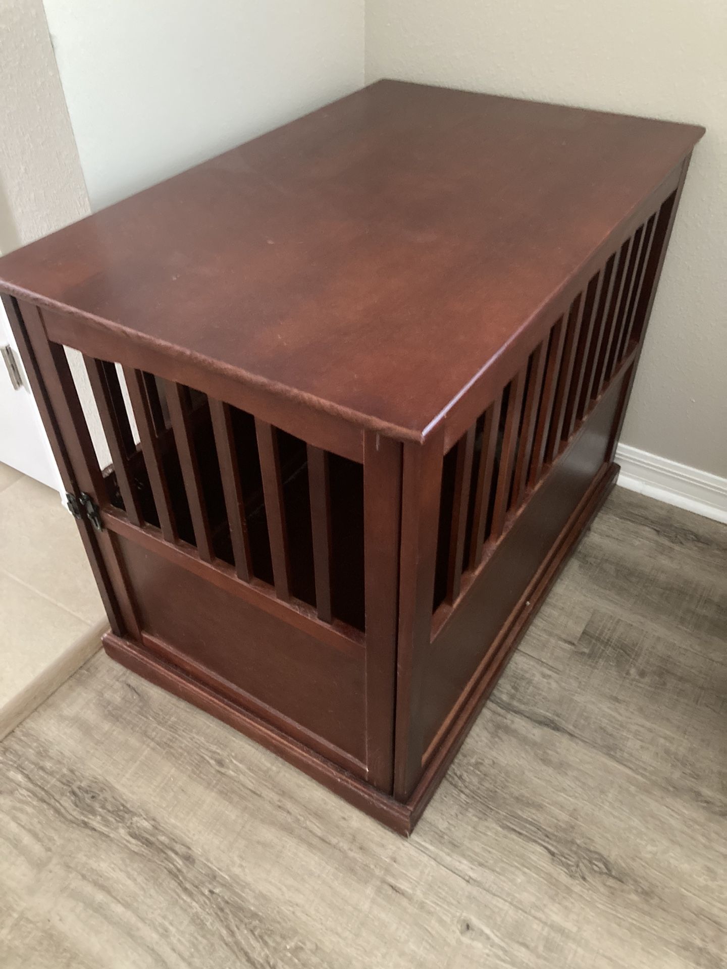 Dog Crate End Table (Solid Wood)