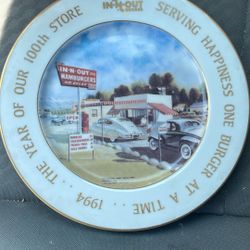 In-N-Out Burger Plate