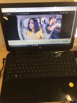 Hp 15 series 1.35ghz 4gb 320gb win 10 webcam WiFi