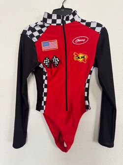 Race Car Driver Bodysuit Size S/M