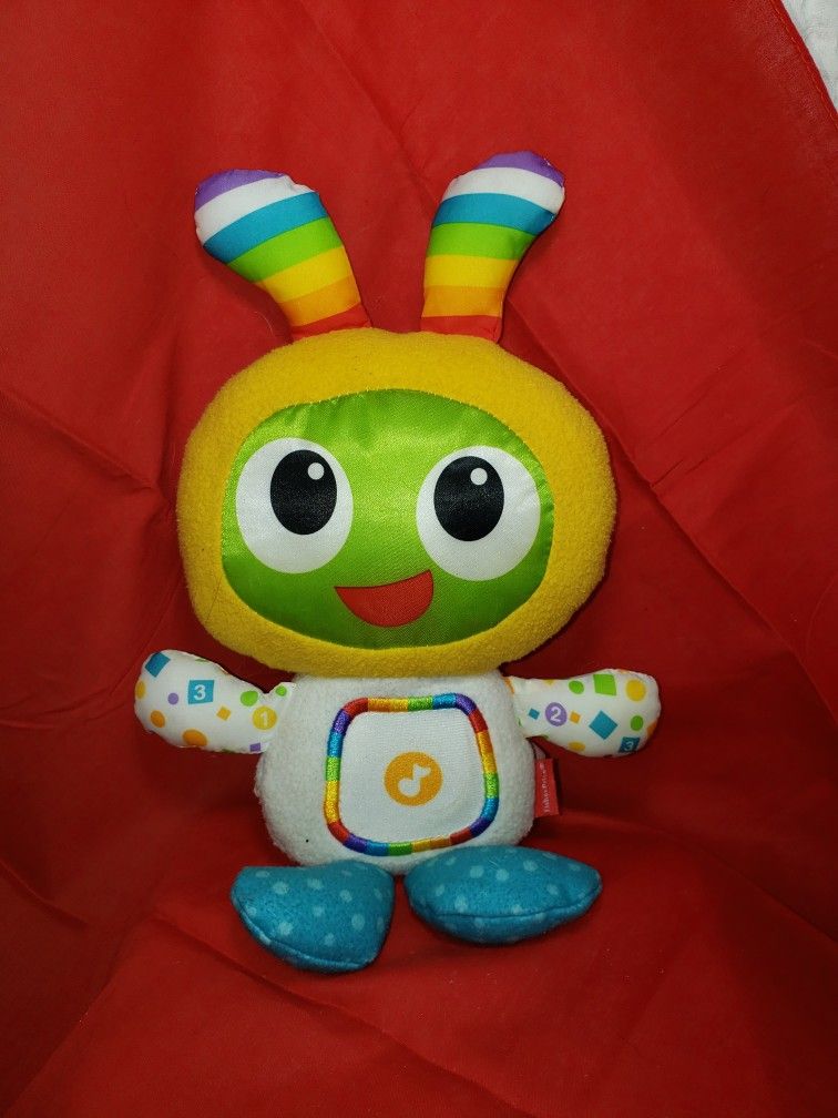 Bright beats Grove & glow beatbo . Press his rummy for music and toy lights up . Good condition and smoke free home.  Measures 11" .