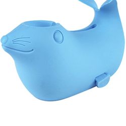 Soft Bath Spout Cover Seal Bathtub Faucet Cover for Kids Blue