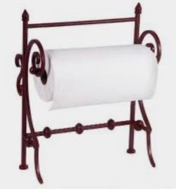 Paper towel holder wrought iron