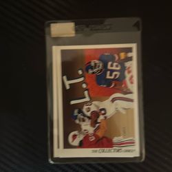 Sports trading card collectible