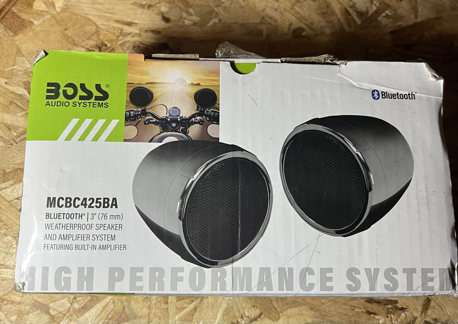 🔊 BOSS AUDIO MCBC425BA 2-Speaker Amplified Weather-Rated Kit – NEW! SH2 Model