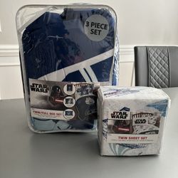 STAR WARS - Twin/Full Bed Set & Sheet Set