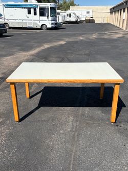 5ft Long Real Wood Table- $30