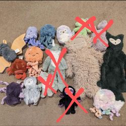 Slumberkins Plush Lot Animals Characters