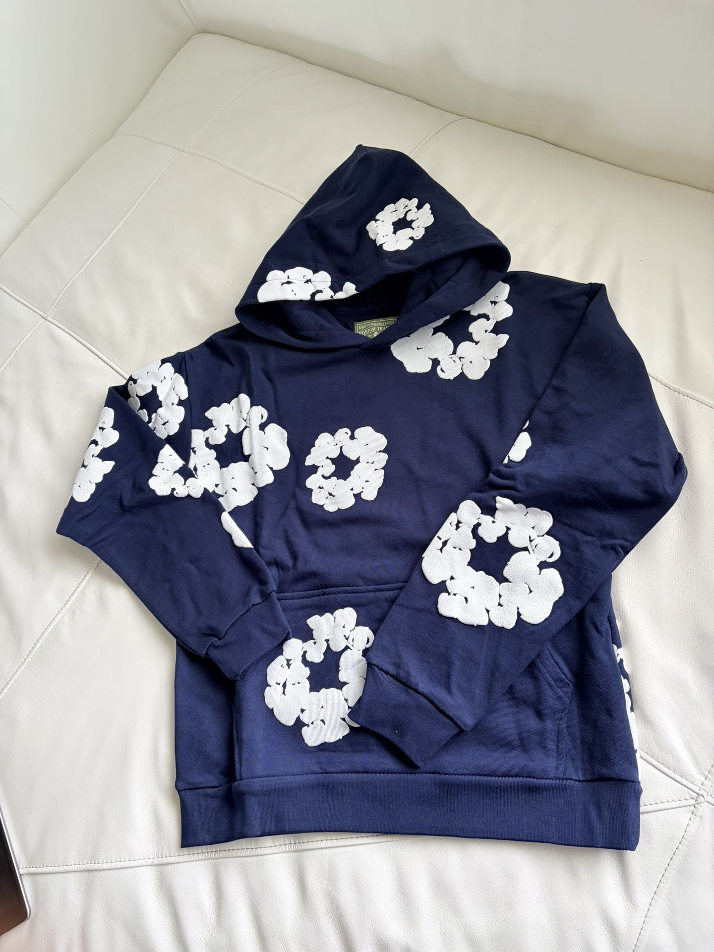 denim hoodie