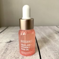 NEW Biossance Squalane + Vitamin C Rose Oil - 0.4 oz / 12mL