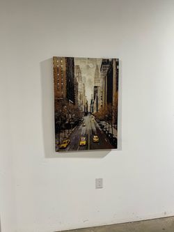 27.5” x 39.25” New York City Canvas Wall Art
