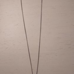 Sterling Silver Cubic Zirconia Cross Necklace 